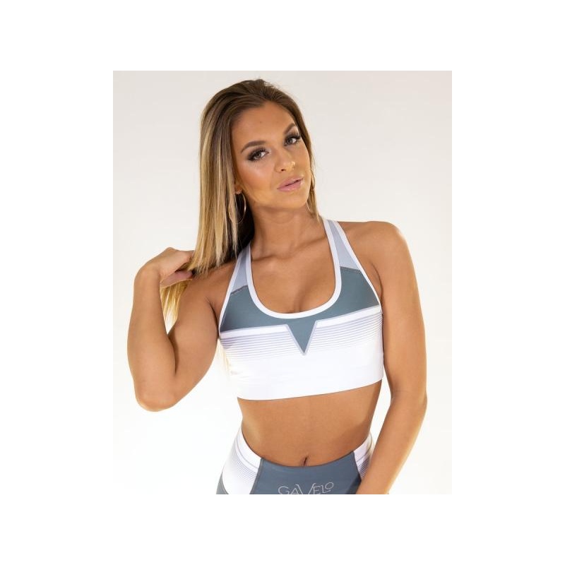 Gavelo GRAND SLAM GREY sports bra