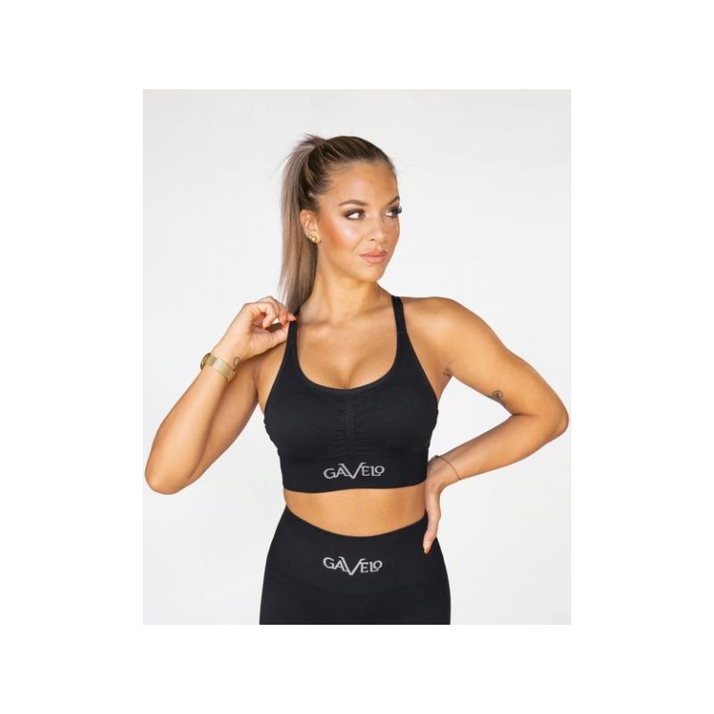 Gavelo Seamless BLACK Sports Bra @