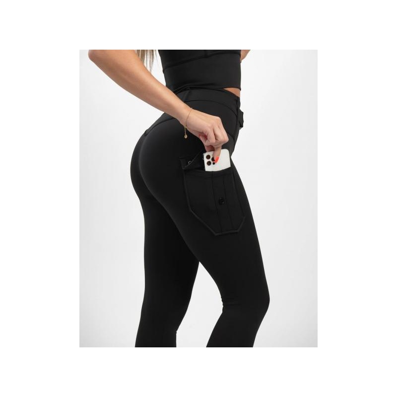 GAVELO Cargo Leggings Black @