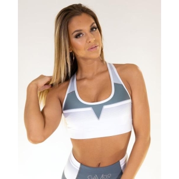 GRAND SLAM GREY sports bra
