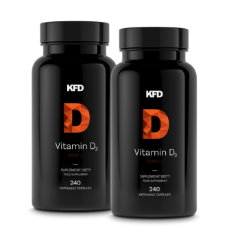 2x KFD Vitamin D3 - 2000iu (480kaps)