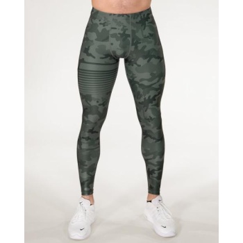 GAVELO Sniper Camo Green Compression Pants