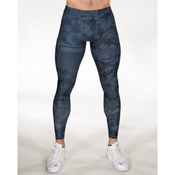 GAVELO Sniper Camo Blue Compression Pants