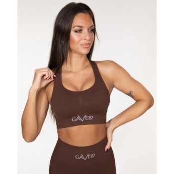 GAVELO Seamless BOOSTER- Chicory Coffee Sports Bra