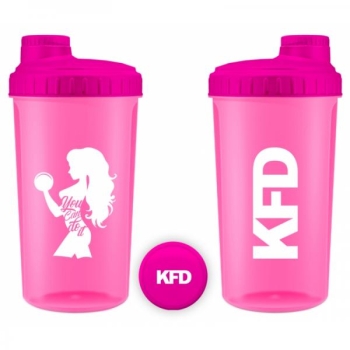 KFD Shaker 700ml PINK- you can do it