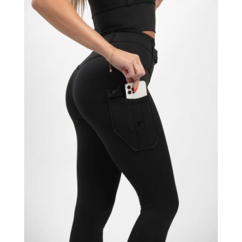 GAVELO Cargo Leggings Black