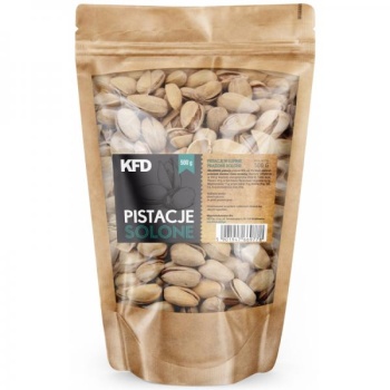 KFD röstitud pistaatsia pähklid, soolaga 500g (10.22)