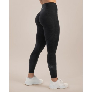 MESH Black & Black Swirl leggings