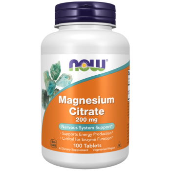 Now Foods Magnesium Citrate 200 mg (100 tbl)