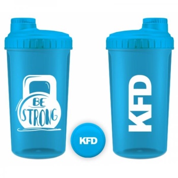 KFD shaker 700ml light blue- Be Strong