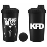 KFD shaker 700ml BLACK- No Squats No Ass