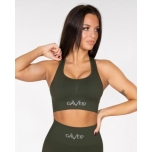 GAVELO Seamless BOOSTER- Forest Green Sports Bra