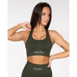 GAVELO Seamless BOOSTER- Forest Green Sports Bra