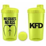 KFD shaker 700ml YELLOW- No Squats No Ass