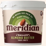Meridian Foods ALMOND butter 1kg- SMOOTH