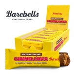 Box of BAREBELLS Soft CARAMEL CHOCO protein bars 12x55g