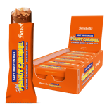 Box of BAREBELLS Soft PEANUT CARAMEL protein bars 12x55g