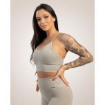 GAVELO Seamless Honeycomb Beige Sports Bra