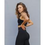 GAVELO Seamless Honeycomb Black Sports Bra