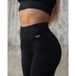 GAVELO Seamless Honeycomb Black Leggings