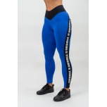 NEBBIA High Waisted Side Stripe Leggings ICONIC Blue