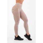 NEBBIA High Waist & Lifting Effect Bubble Butt Pants Cream