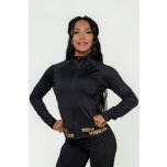 NEBBIA Womens Zip-Up Jacket INTENSE Warm-Up Gold
