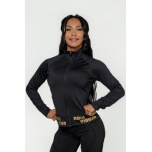 NEBBIA Womens Zip-Up Jacket INTENSE Warm-Up Gold