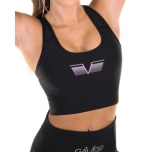 Gavelo PLAIN Black sports bra