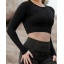 Gavelo Seamless Crop top Black 