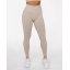 GAVELO Seamless Ribbed Sand Melange Leggings