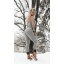 GAVELO Seamless Ribbed Light Grey Melange Leggings