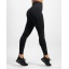 GAVELO Seamless Ribbed Black Sand Melange Leggings