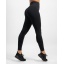 GAVELO Seamless Ribbed Black Sand Melange Leggings