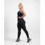 GAVELO Seamless Ribbed Black Sand Melange Leggings