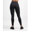 GAVELO Seamless RIBBED Black Sand Melange Leggings