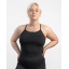 GAVELO Seamless RIBBED Black Sand Melange Tank