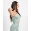 GAVELO Seamless Ribbed Pistage Melange Tank