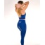 Gavelo PLAIN Blue Suede compression leggings