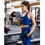 Gavelo PLAIN Blue Suede sports bra